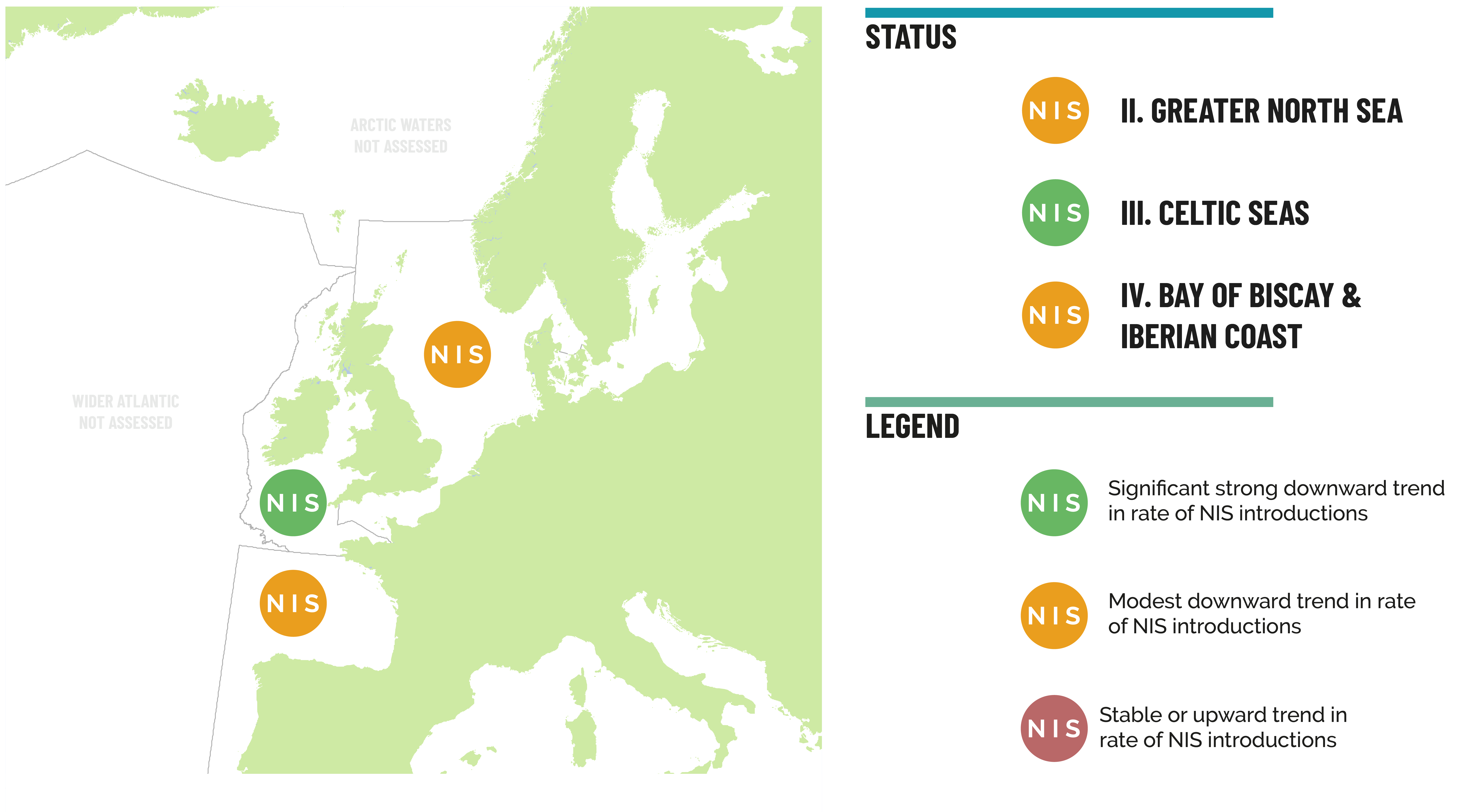 Figure 2.3: The trend in introductions of non-indigenous species in the North-East Atlantic