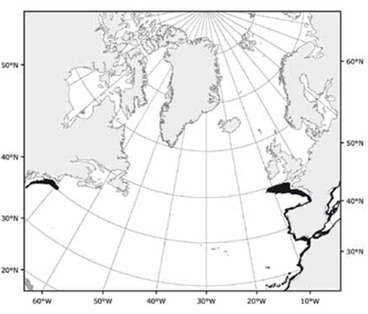 Figure 1: Distribution of gulper shark Centrophorus granulosus (Ebert and Stehmann, 2013). Figure 1: Distribution of gulper shark Centrophorus granulosus (Ebert and Stehmann, 2013).