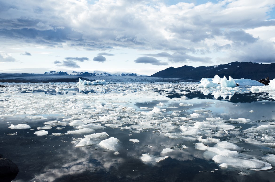 Global warming is causing a reduction in sea ice. © Pexels